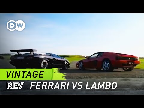 Ferrari Testarossa vs. Lamborghini Countach | Vintage