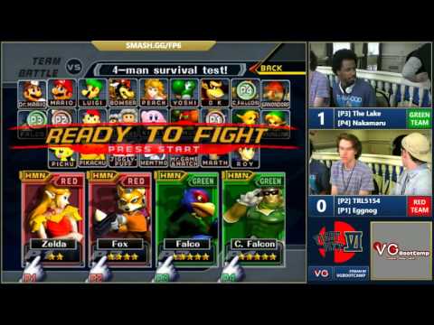 FPVI Doubles - The Lake & Nakamru Vs. TRL5154 & Eggnog - SSBM L. Top 8 Qual - Smash Melee