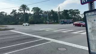 Space Coast Area Transit: Melbourne Airport Bound Route 29 Bus #3553 timelasping near Longleaf