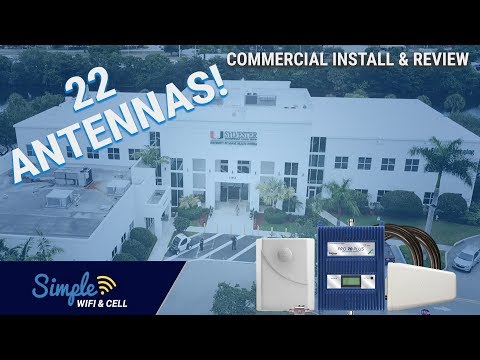 WilsonPro Signal Booster Review And Installation On A Commercial Building