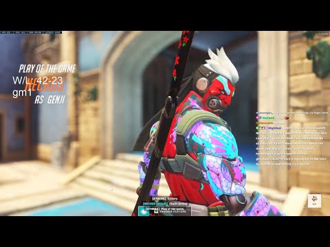 Overwatch 2 Fastest Genji God Necros Top Ranked Tryhard Genji Gameplay