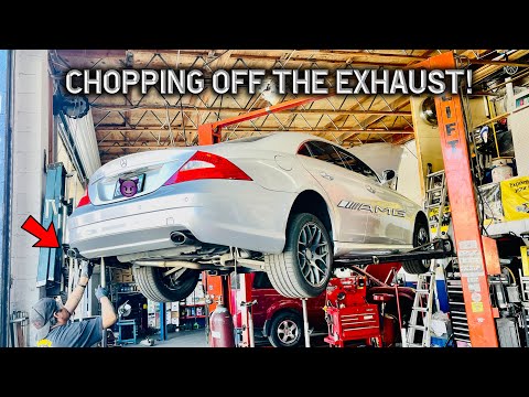 Mercedes CLS 500 Straight Pipe | SO LOUD V8 Beast MOD! | German AMG Dinosaur