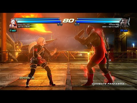 03 Kunimitsu y Miharu vs Armor king y Jaycee - Tekken Tag 2 ( Uchiha x24 ) Gameplay PS3