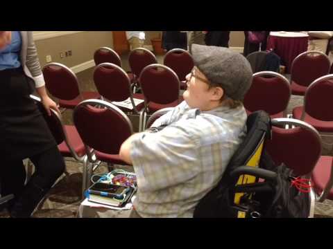 Living with Cerebral Palsy/Autism - With disabled friends in Boston, 05102017