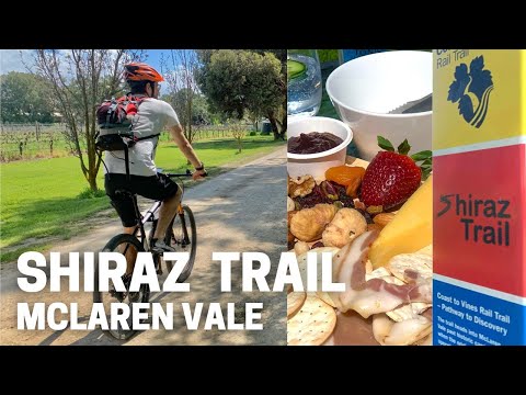 Cycling the Shiraz Trail in Mclaren vale, South Australia