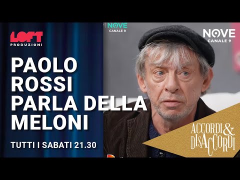 Paolo Rossi talks about Meloni