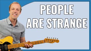 People Are Strange Guitar Lesson (The Doors)