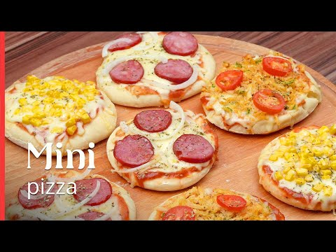 ¡Receta de mini pizza para que hagas en casa para toda la familia!
