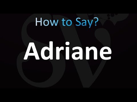 How to Pronounce Adriane (CORRECTLY!)