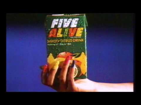 Five Alive fruit Drink Commercial 1985