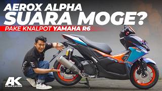 Download lagu SUARA MOGE ?? Knalpot Yamaha R6 Pasang di Motor Yamaha Aerox Alpha nya Atenx Katros #AtenxKatros mp3
