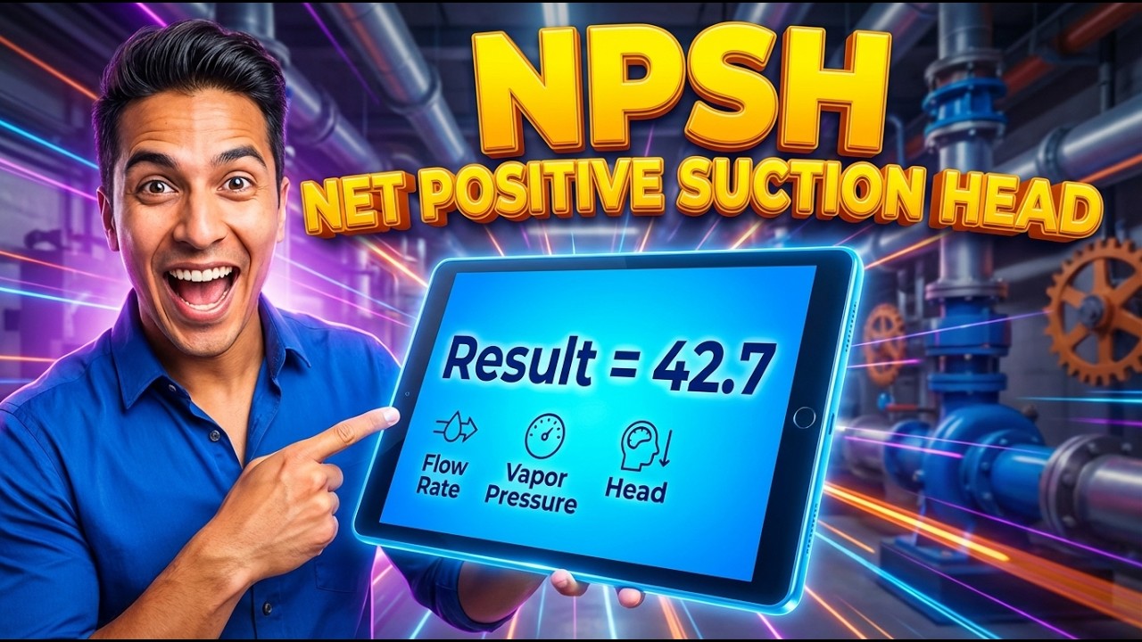 NPSH Net Positive Suction Head Interactive Calculator