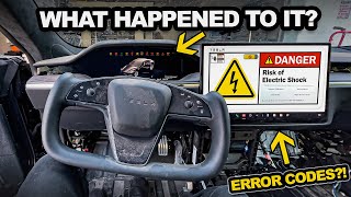 *UPDATE* Driving My Tesla Model S Plaid Underwater — Error Codes? Does it Drive?