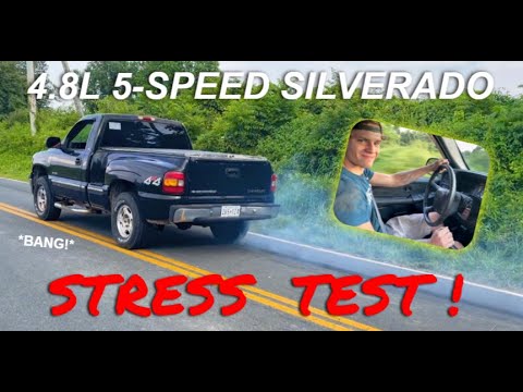 *MERCILESSLY* ABUSING A RARE V8 5-SPEED SILVERADO!