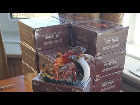 Case Opening! One Piece Paramount War Set 2!!!