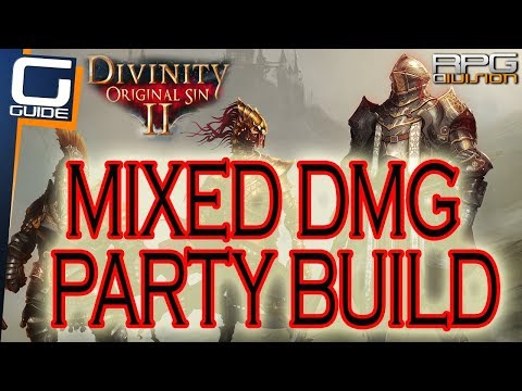 DIVINITY ORIGINAL SIN 2 - MIXED DMG PARTY BUILD (2 Physical, 2 Magical)
