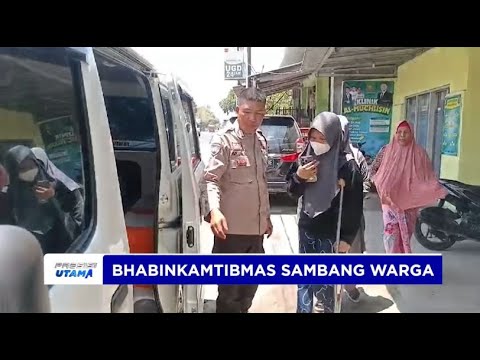 BHABINKAMTIBMAS POLRES LOMBOK TIMUR BANTU WARGA SAKIT