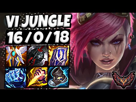 Vi vs Hecarim [ Jungle ] Lol Korea Grandmaster ✅