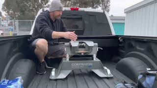 B&W Companion 5th Wheel Hitch - easy install and removal F350