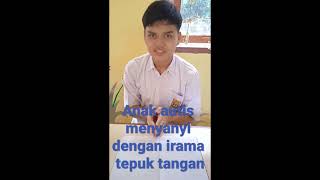 Download lagu Anak autis menyanyi dengan irama tepuk tangan #cicakdidinding  #shorts    #indonesia    #autism mp3
