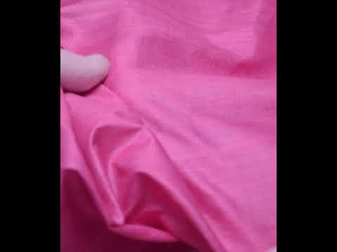 Plain Pink Tussar and Matka Silk Blend 78 GSM Handwoven Fabric