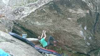 Video thumbnail of Heavyweight, 8A/+. Rhiw Goch