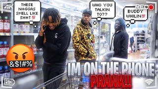 I’m On The Phone Prank!! PT.2 **Hood Edition** (GONE WRONG🤬🤦🏾‍♂️) #viral #prank #fyp