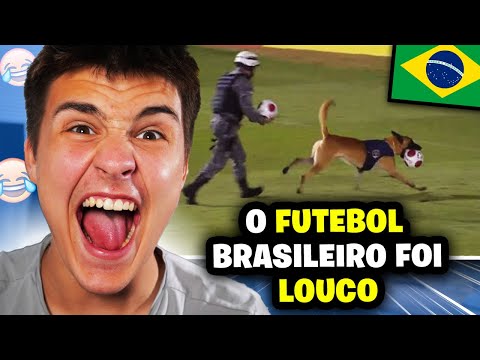 O Futebol Brasileiro ENLOUQUECEU | Britânico Reage