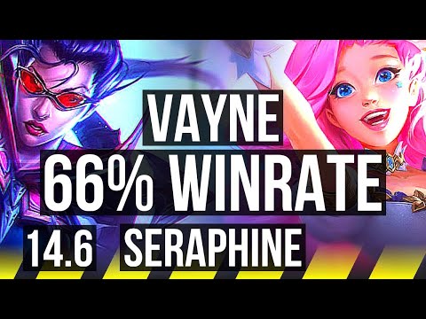 VAYNE & Rakan vs SERAPHINE & Neeko (ADC) | 66% winrate, 12/2/4, Dominating | NA Challenger | 14.6