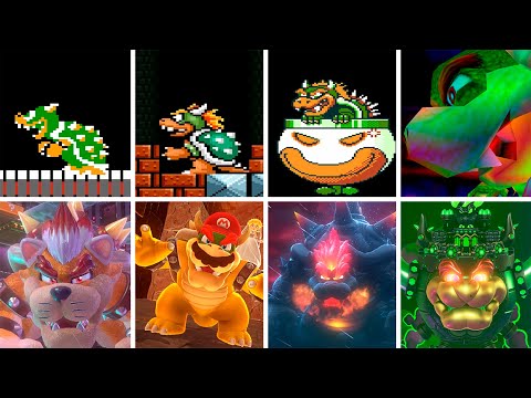 Evolution of Final Bosses in Super Mario Games (1985-2024)