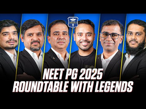 DBMCI Legends Round table for NEET PG 2025 (Full Video)