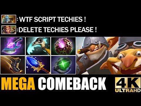200IQ 26 Kills Unstoppable Techies Make Enemy Mad - Epic Mega Comeback Dota 2 Pro Gameplay