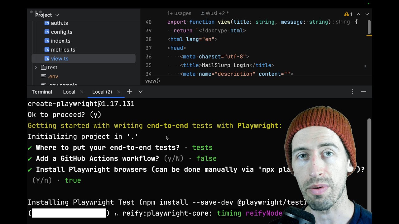 Playwright quick start guide for browser integration tests thumbnail
