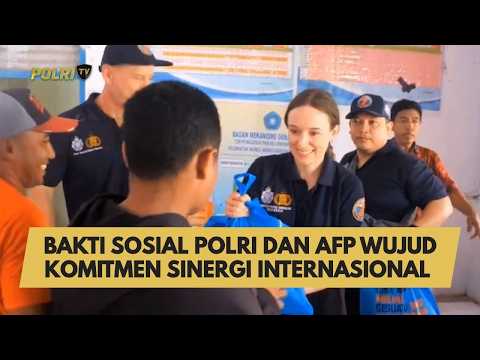 BAKTI SOSIAL POLRI DAN AFP DI WAKATOBI PERKUAT SINERGI INTERNASIONAL