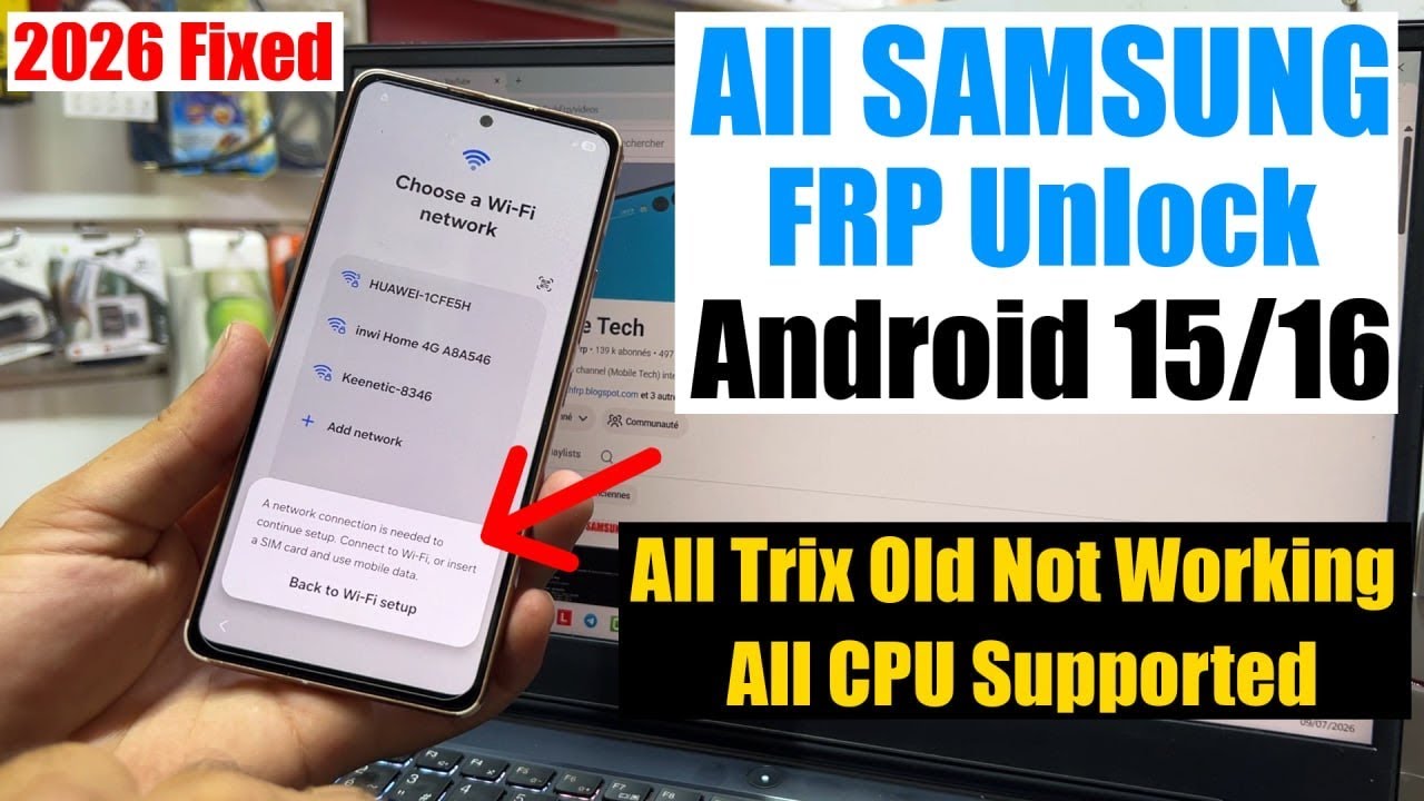 Samsung FRP bypass Tool 2026, Remove Google Account Android 15/16 | FRP Bypass 