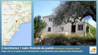 preview picture of video '2 dormitorios 1 baño Vivienda de pueblo se Vende en Benissanet, Tarragona, Spain'