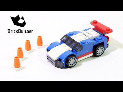 Vidéo LEGO Creator 31027 : Le bolide bleu