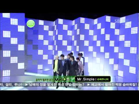 110807 SBS Inkigayo Superman+Mr.Simple