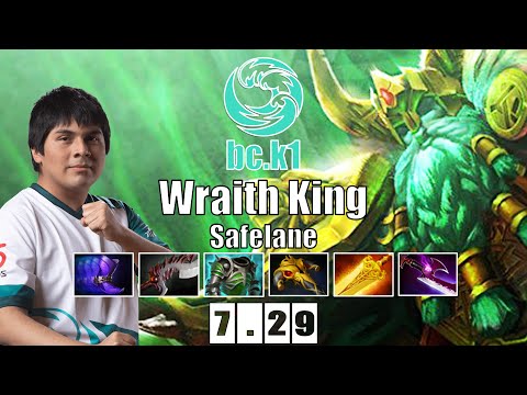 Wraith King Safelane | bc.k1 | THE BEST WK PLAYER IN THE WORLD | 7.29 Gameplay Highlights