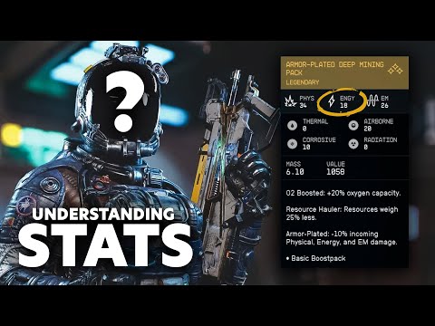 Starfield Weapon and Armor Explained - Space Suit Stats - Damage Reduction - STARFIELD STAT GUIDE