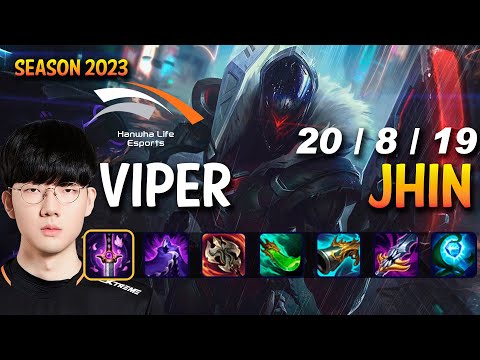 HLE Viper JHIN vs VARUS ADC - Patch 13.23 KR Ranked