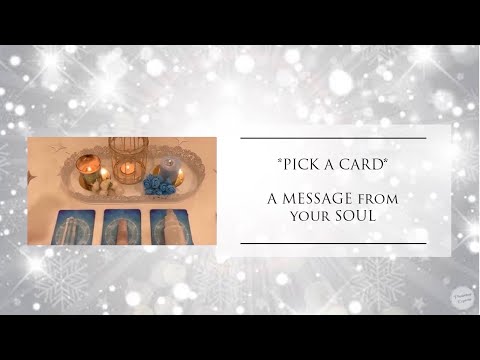 **PICK A CARD**”A MESSAGE from your SOUL”⭐️❤️🌺