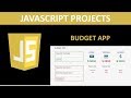 Javascript Project Budget Project