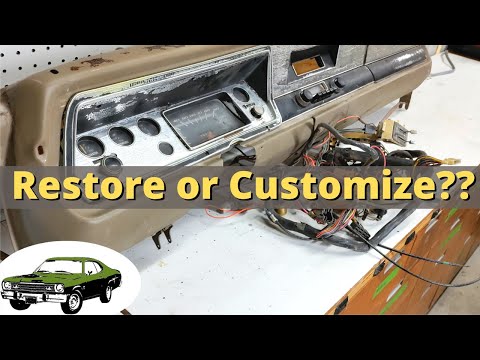 Plymouth Duster Dash Design. DIY Custom Dash.