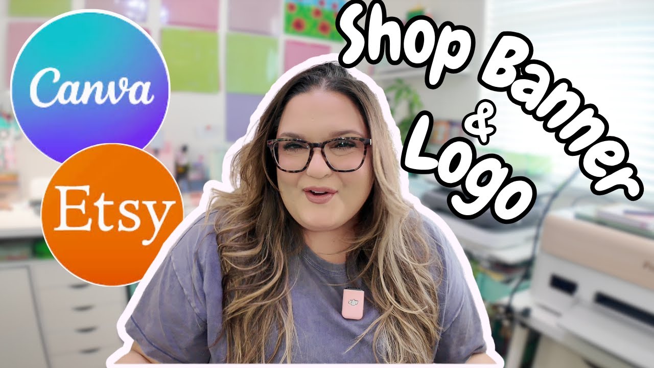 CANVA Tutorial | How to create a Etsy Shop Banner and Etsy Shop Logo #canva #etsyseller #etsyshop