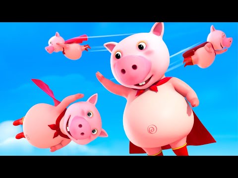Super Pig to the Rescue! 🐷🦸‍♂️| Little Baby Bum
