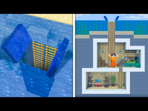 I Built a Secret Base Under The Ocean in Minecraft