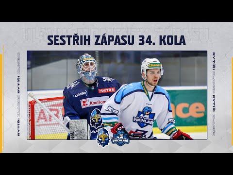 SESTŘIH: 34. kolo Chance ligy, Rytíři Kladno vs. HC Stadion Vrchlabí 6:1