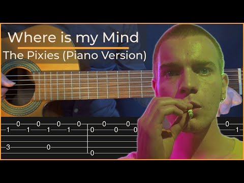 Where is my Mind, Piano Version - The Pixies (Simple Guitar Tab)