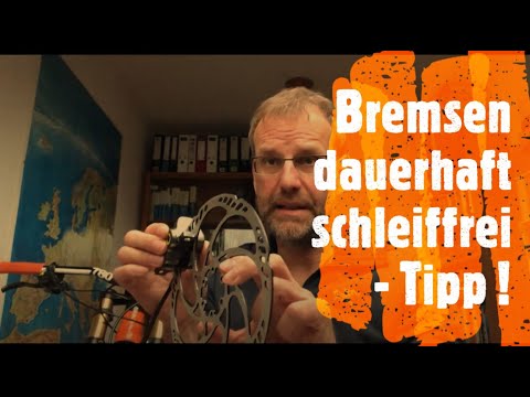 Adjusting your bike brakes so they are permanently free of friction - Tip
